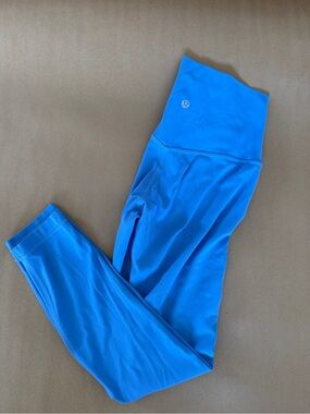 lululemon athletica Bright Blue High-Waist Leggings
